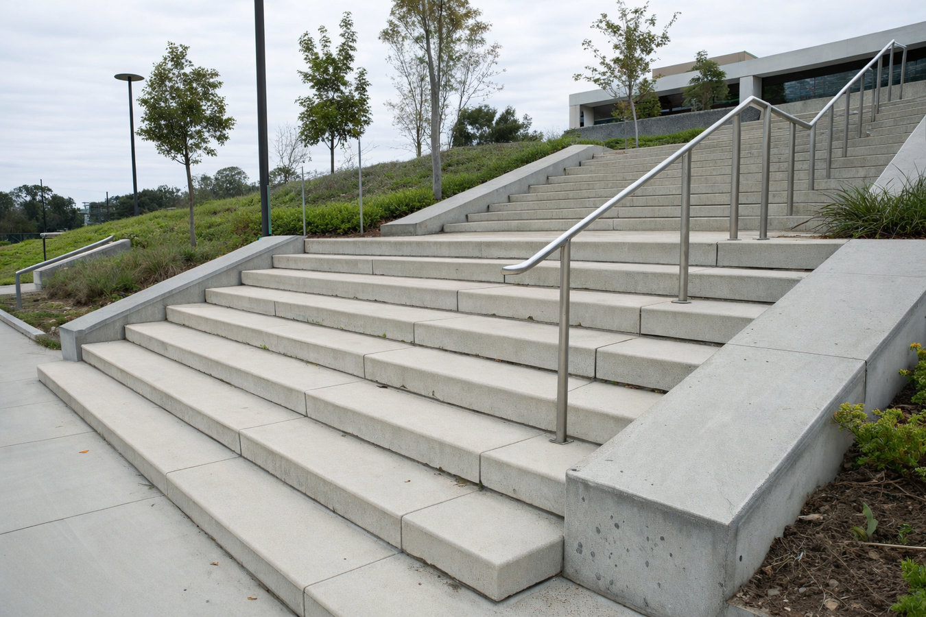 Concrete steps construction in Greenville, NC