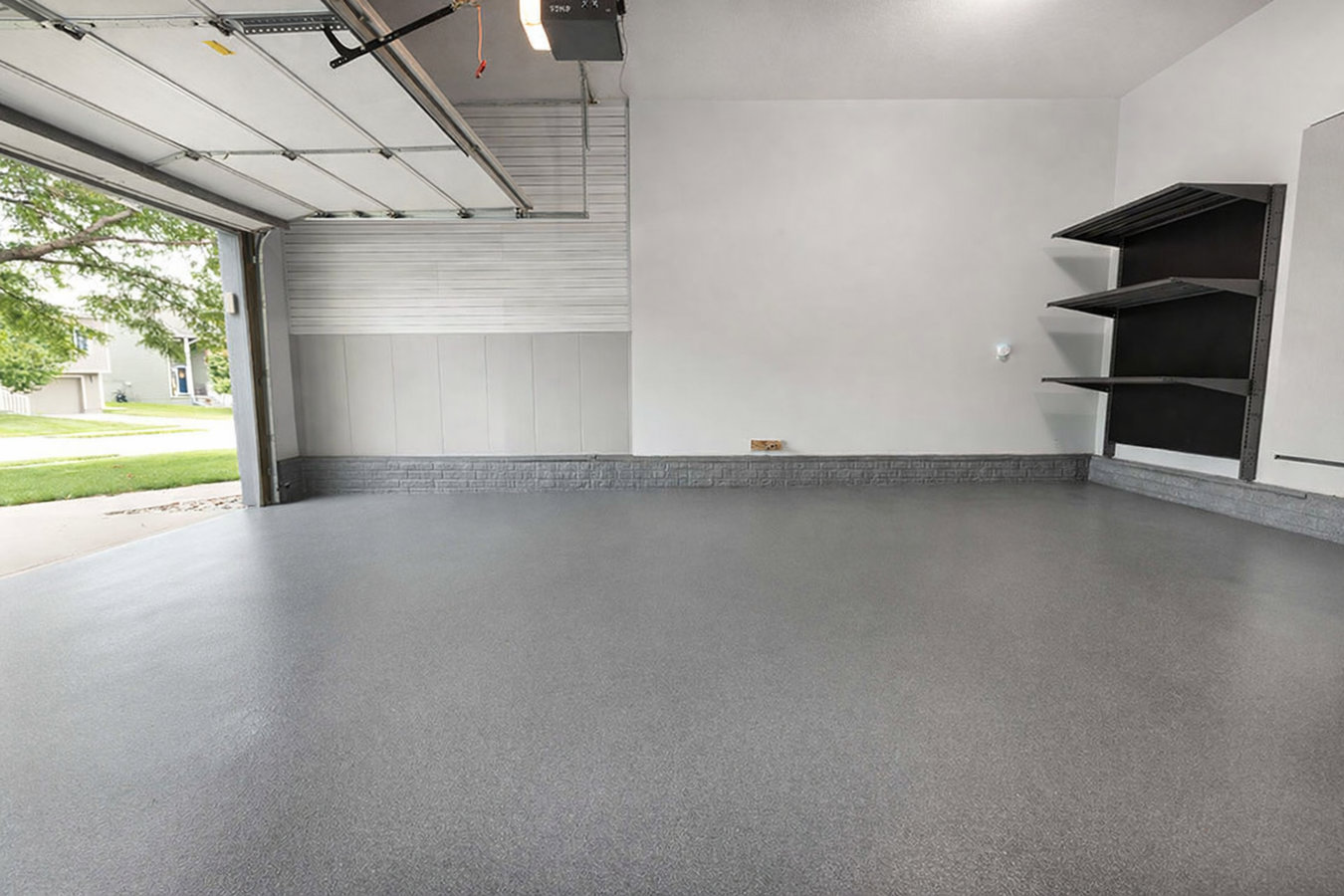 Garage floor concrete